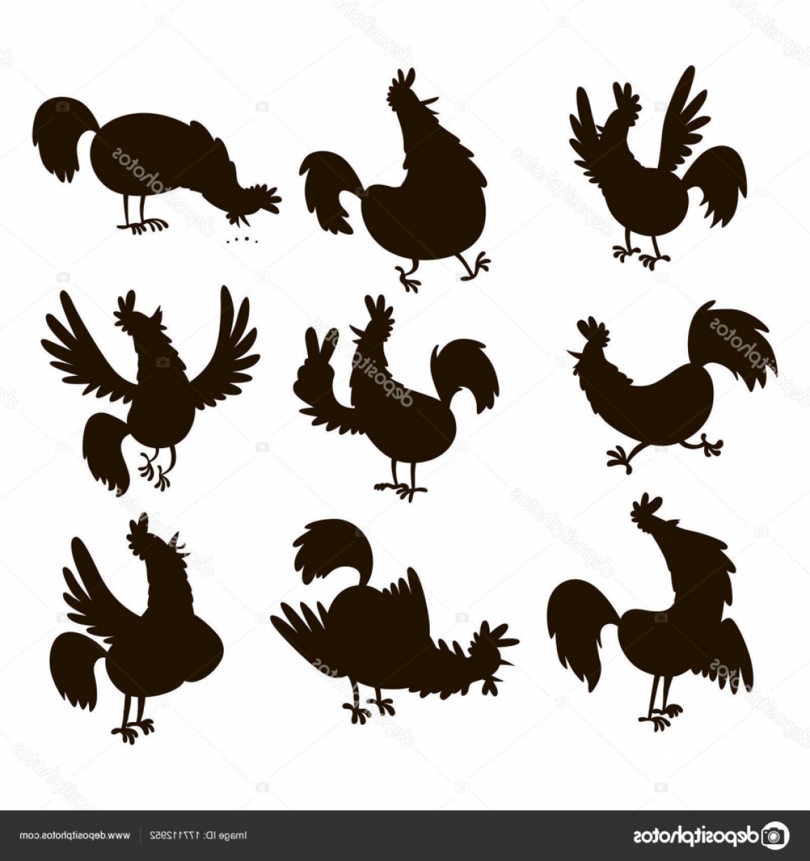 Download Rooster Silhouette Vector at Vectorified.com | Collection ...