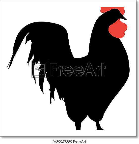 Free Art Print Of Silhouette Of A Rooster Silhouette Of A Rooster 561x581 Free Art Print Of Silhouette Of A Rooster Silhouette Of A Rooster