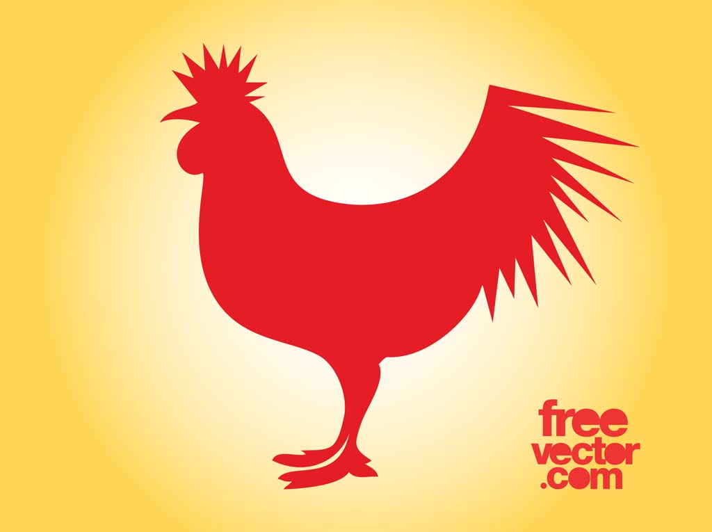 1024x765 Vector Rooster Vector Art Graphics