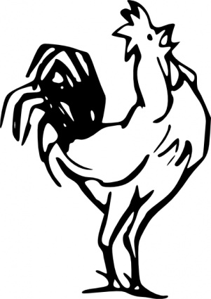 301x425 Download Rooster Vector Graphics Free Download Clipart Png Free