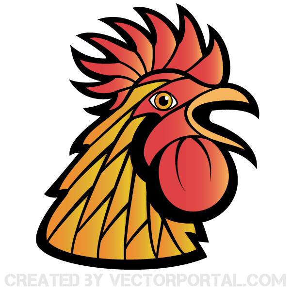 600x600 Rooster Vector Art Free Vectors Ui Download