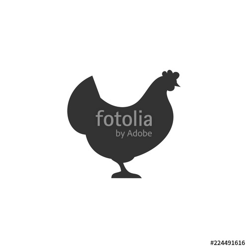 500x500 Rooster Vector Icon Stock Image And Royalty Free Vector