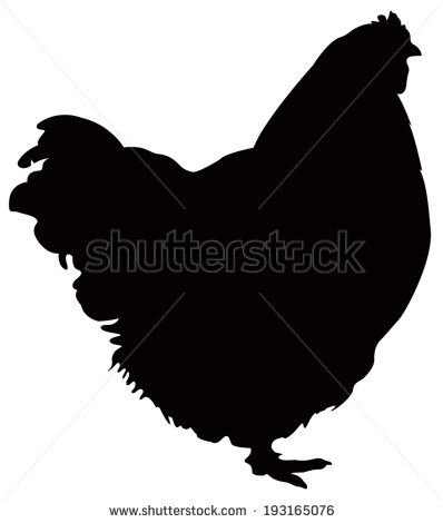 398x470 Cliparts For Free Download Silhouette Clipart Chicken