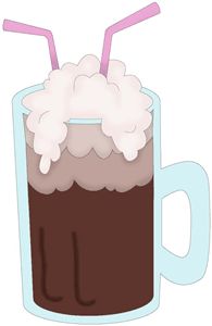 Root Beer Float Vector