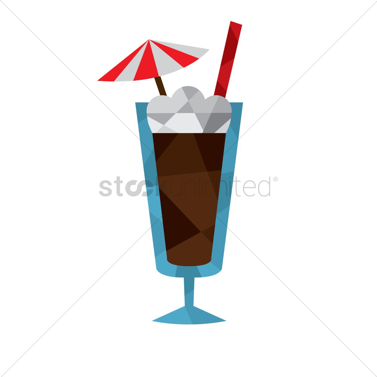 1300x1300 Root Beer Float Vector Image