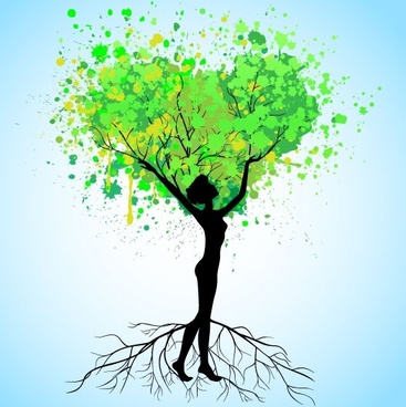 367x368 Tree Roots Vector Free Vector Download