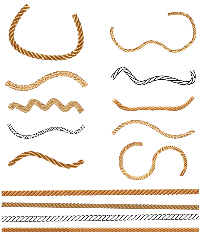 691x802 Rope Brushes Free Vector Free Vectors Ui Download