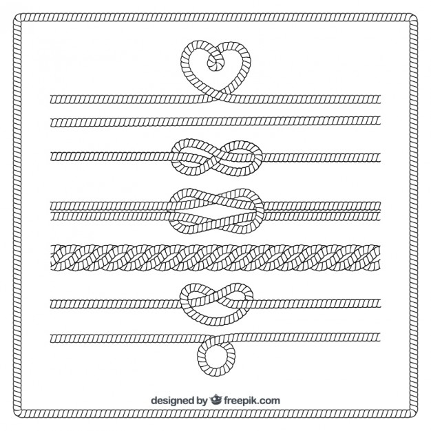 Rope Knots Vector Free Download 626x626 Rope Knots Vector Free Download
