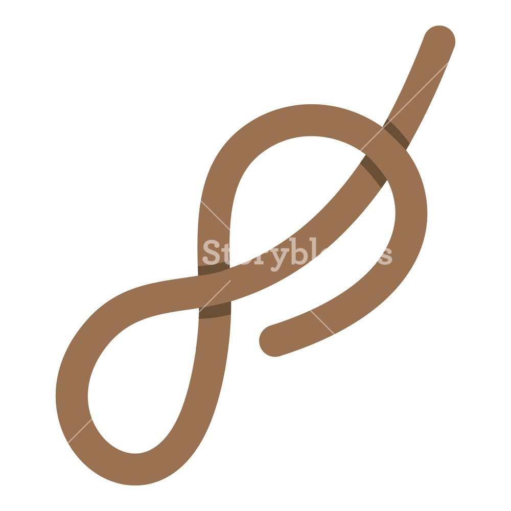 Ship Rope Con Flat Illustration Of Ship Rope Knot Vector Icon 1000x1000 Ship Rope Con Flat Illustration Of Ship Rope Knot Vector Icon