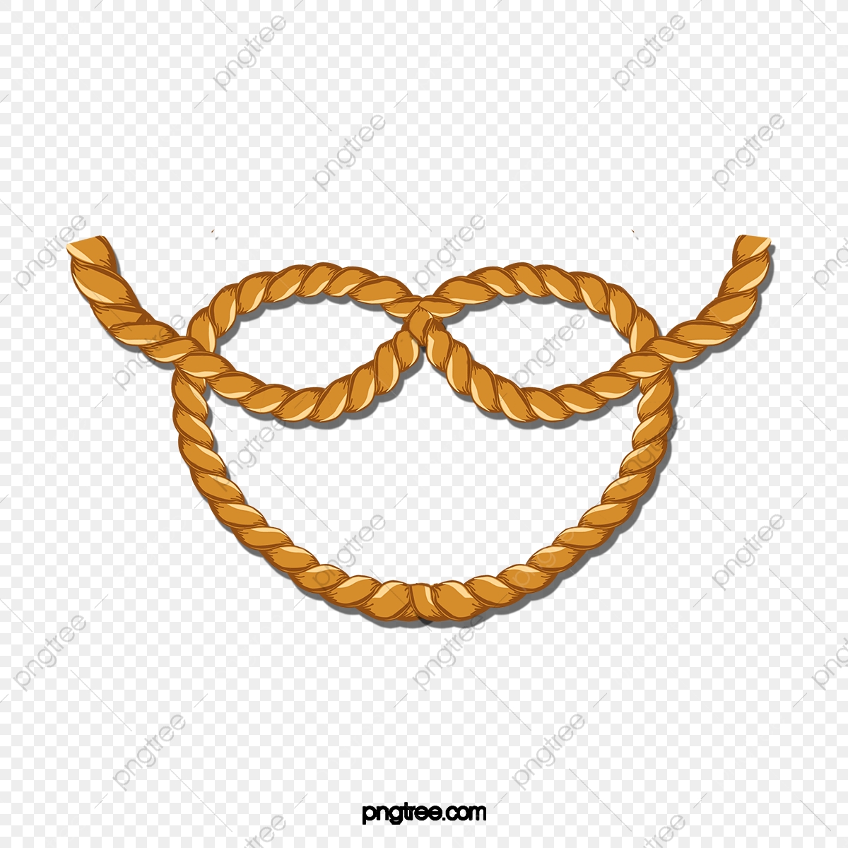 1200x1200 Knotted Rope Shape Vector, Rope Vector, Rope, Knots Png And Vector