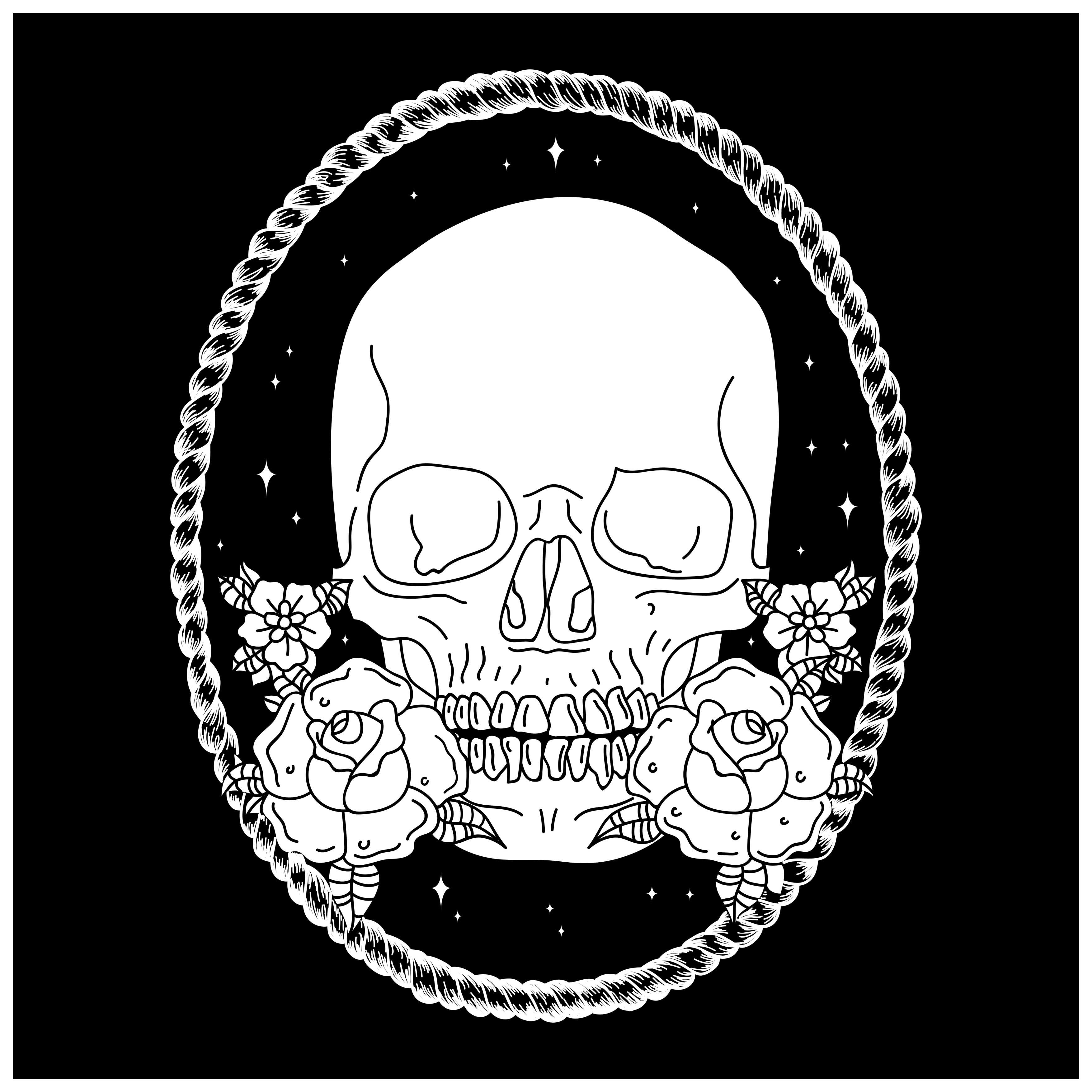 3508x3508 Skull Rope'