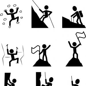 300x300 Tiled Knot On Red Climbing Rope Vector Clipart Hoodamathrun