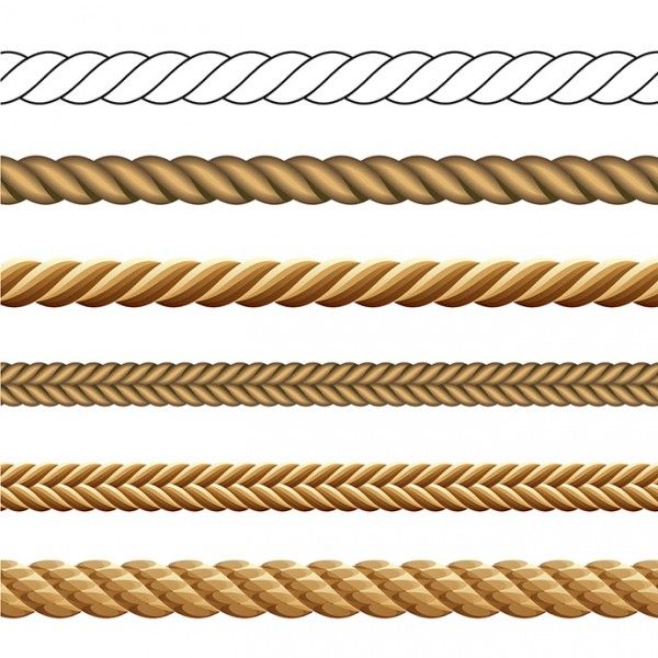 600x600 Free Vector Rope Fashion Illustration Vector Free, Rope Frame