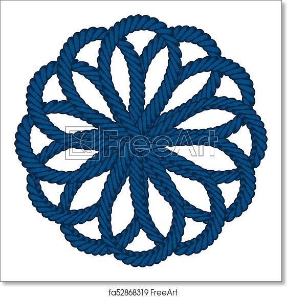 561x581 Free Art Print Of Lasso Rope Vector Art Lasso Rope Vector Art