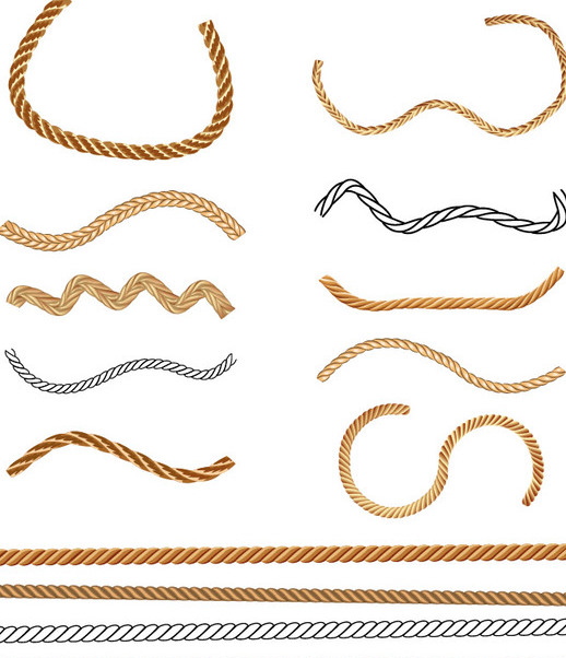 518x602 Rope Brushes Free Vector Download Cannypic