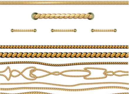440x320 Rope Divider Graphic, Marine Ropes Dividers And Borders Rope