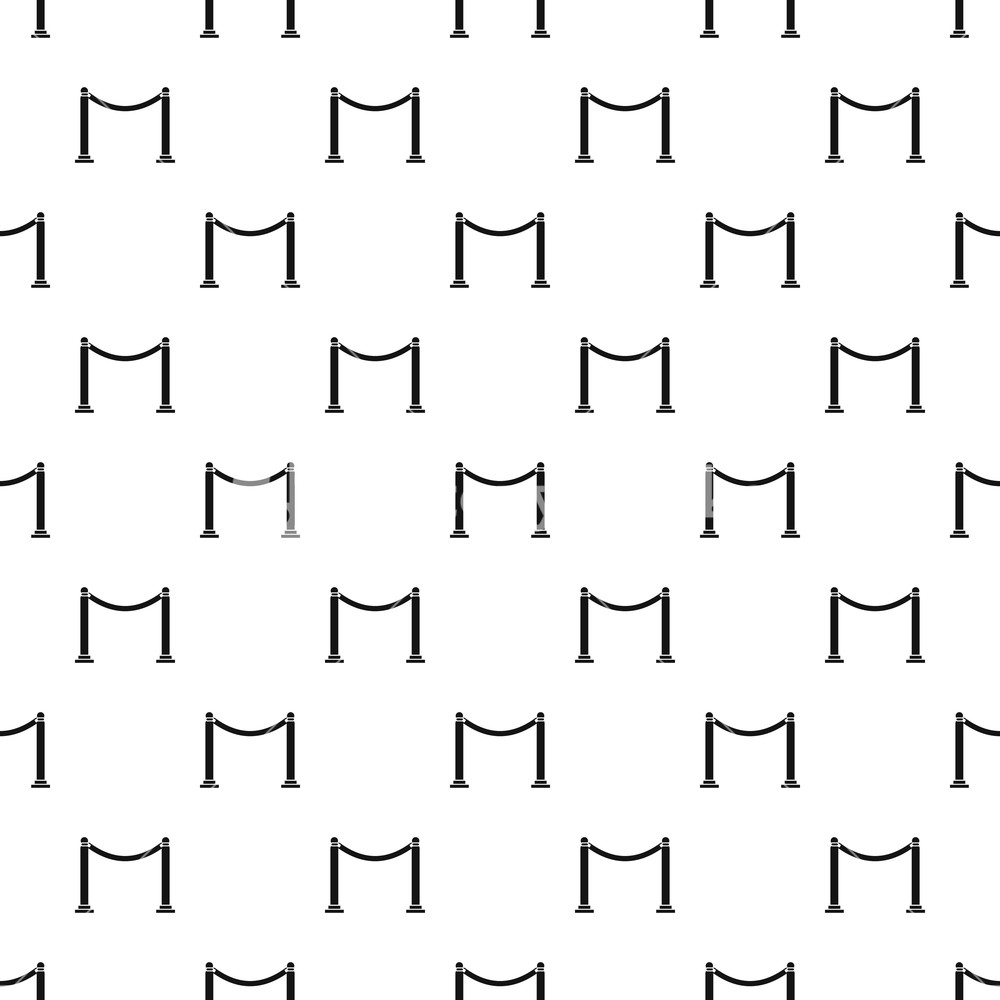 1000x1000 Barrier Rope Pattern Simple Illustration Of Barrier Rope Vector