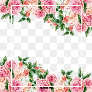 Rose Border Vector at Vectorified.com | Collection of Rose Border ...