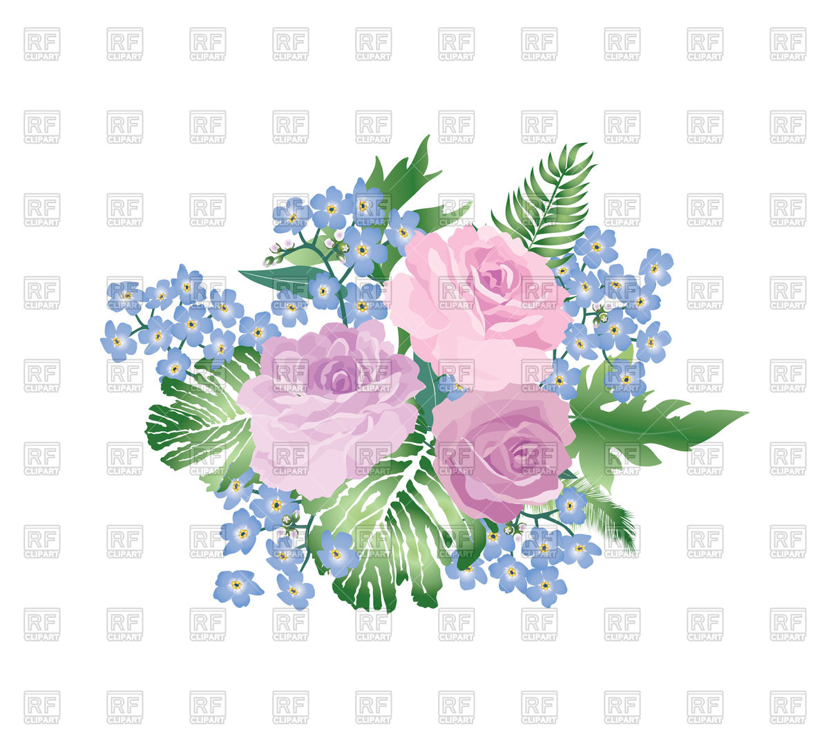 1200x1071 Flower Bouquet Vector Image Of Objects Terriana