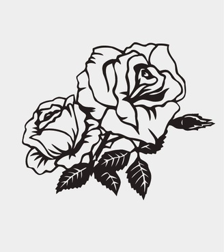 Rose Free Vector Download 328x368 Rose Free Vector Download