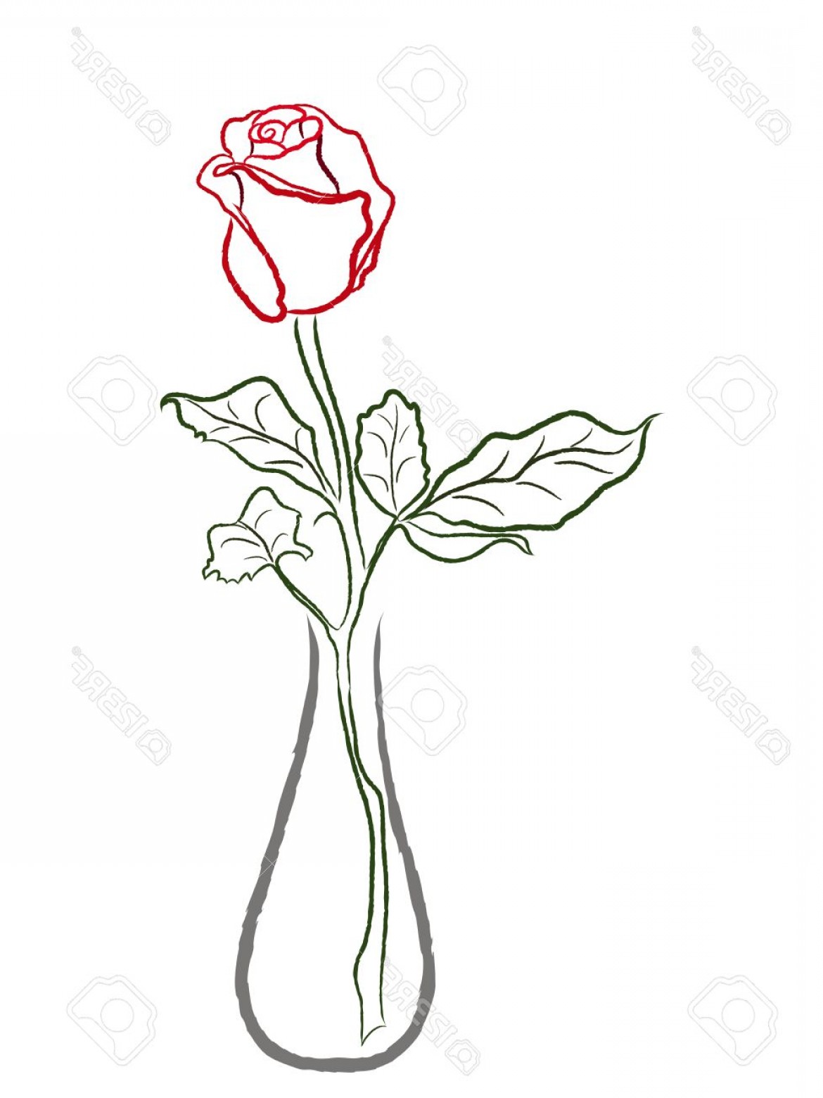 Roses In Vase Vector Hoodamathrun 1170x1560 Roses In Vase Vector Hoodamathrun