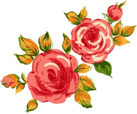 440x368 Rose Flower Free Vector Download