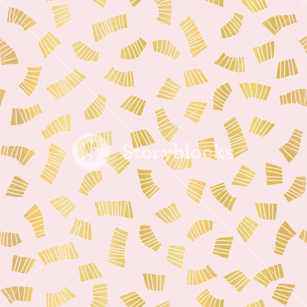 1000x1000 Luxury Rose Gold Party Confetti Pattern Seamless Vector, Stylish