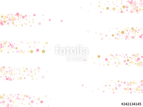500x375 Rose Gold Confetti Circle Decoration Stock Image And Royalty