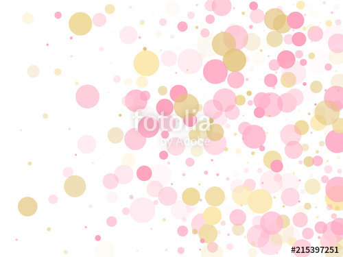 500x375 Rose Gold Confetti Circle Decoration For Valentine Card Background