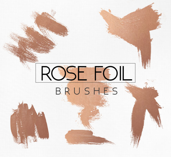 Rose Gold Foil Brush Strokes Rose Gold Foil Design Glitter 570x525 Rose Gold Foil Brush Strokes Rose Gold Foil Design Glitter