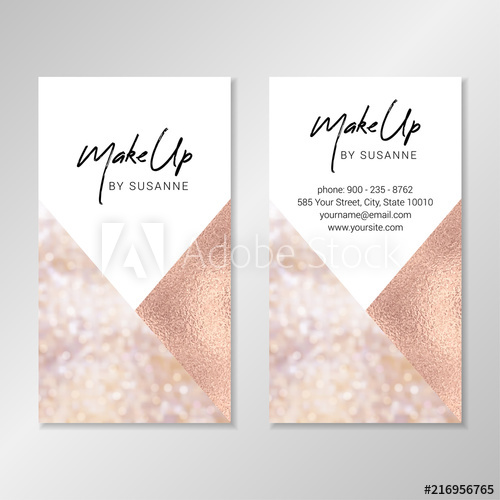 Business Card Design With Geometric Shapes, Sparkly Blurred Bokeh 500x500 Business Card Design With Geometric Shapes, Sparkly Blurred Bokeh