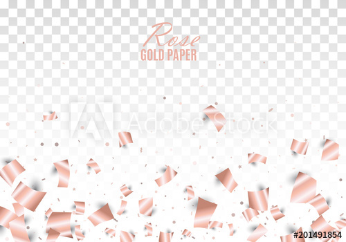 Rose Gold Foil Paper Confetti Scatter On Transparent Background 500x350 Rose Gold Foil Paper Confetti Scatter On Transparent Background