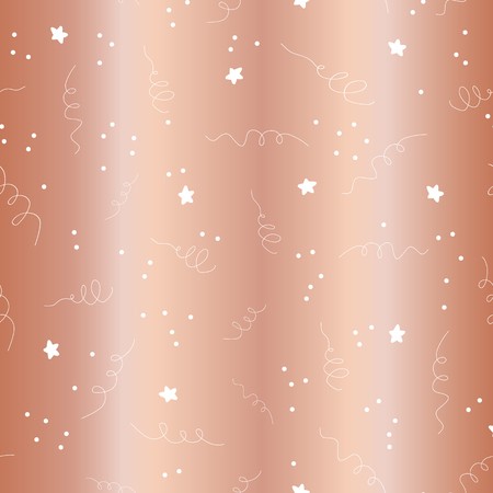 Rose Gold Foil Star Confetti Curls Celebration Seamless Vector 450x450 Rose Gold Foil Star Confetti Curls Celebration Seamless Vector