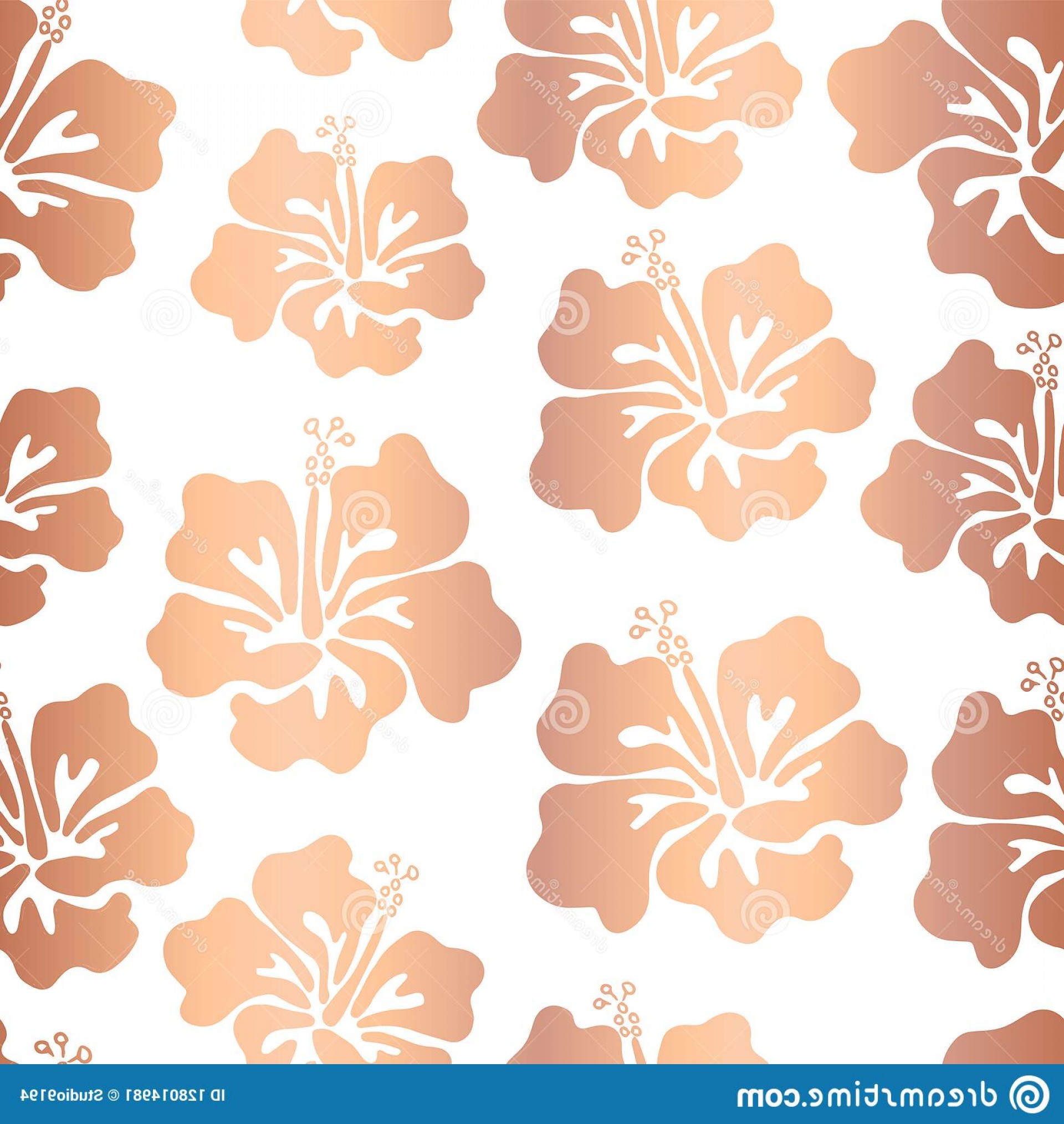 Hibiscus Flower Rose Gold Copper Foil Pattern Tile Rose Gold 1920x2028 Hibiscus Flower Rose Gold Copper Foil Pattern Tile Rose Gold