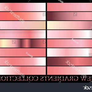 300x300 Rose Gold Gradient Set Background Vector Studiogrfx