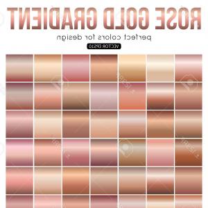 300x300 Rose Gold Gradient Swatches Vector Studiogrfx