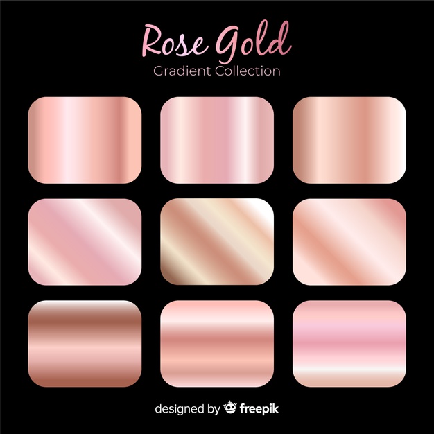 626x626 Rose Gold Gradient Collection Vector Free Download
