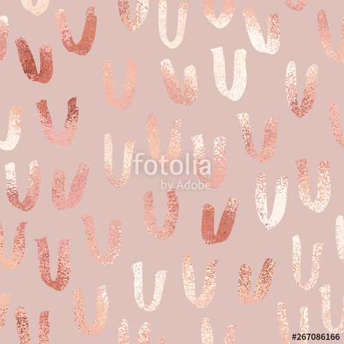 500x500 Rose Gold Vector Abstract Background With Metallic Effect Stock