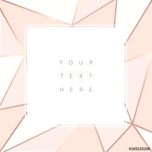 500x500 Rose Gold Vector Flowers