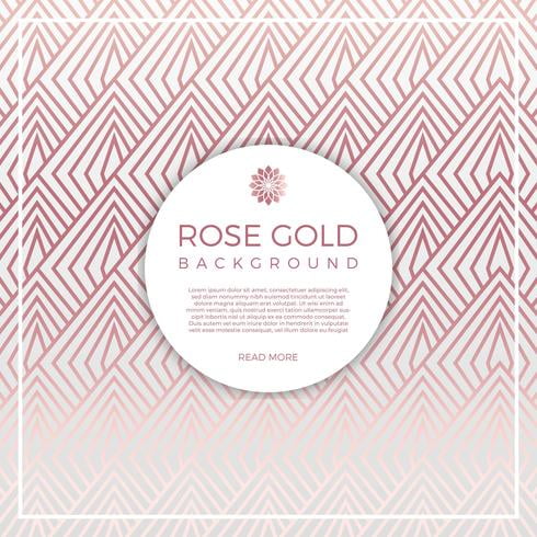 490x490 Flat Geometric Rose Gold Vector Background