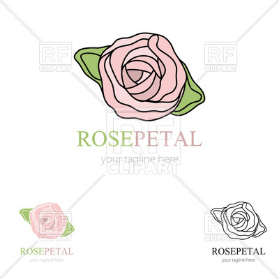 400x400 Abstract Rose Flower Icon Vector Image Of Signs, Symbols, Maps