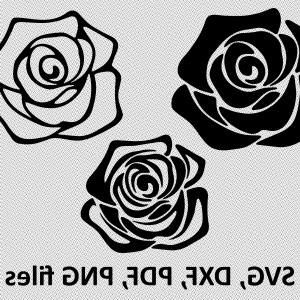 300x300 Simple Black Rose Icon On White Background Vector Catchsplace