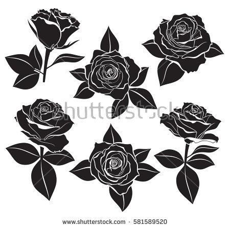 Rose Leaf Vector at Vectorified.com | Collection of Rose Leaf Vector ...