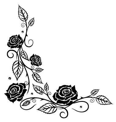 Rose Leaf Love Vector 380x400 Rose Leaf Love Vector
