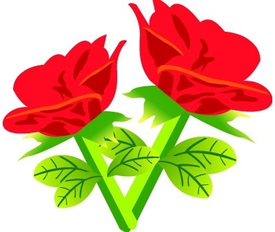 Vector Rose Leaf Free Vector Download 399x336 Vector Rose Leaf Free Vector Download