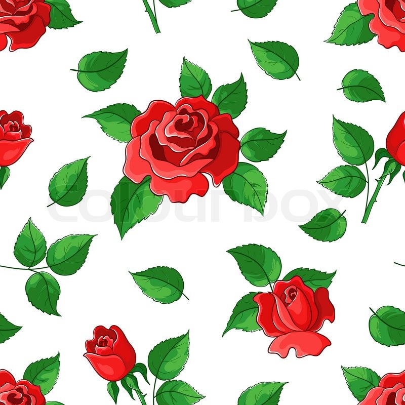 Flower Beautiful Vector Seamless Stock Vector Colourbox 800x800 Flower Beautiful Vector Seamless Stock Vector Colourbox