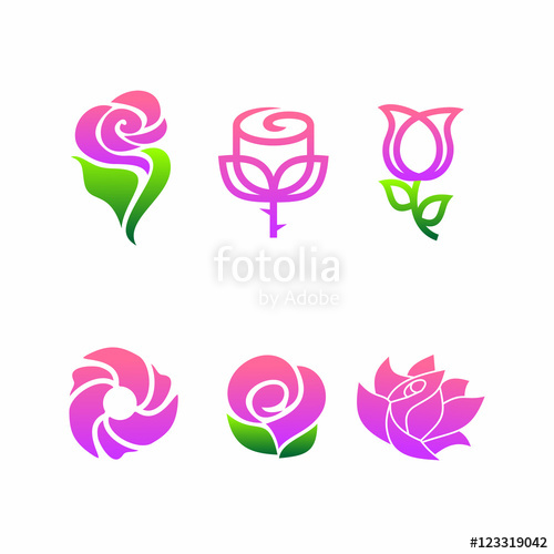 Rose Logo Vector
