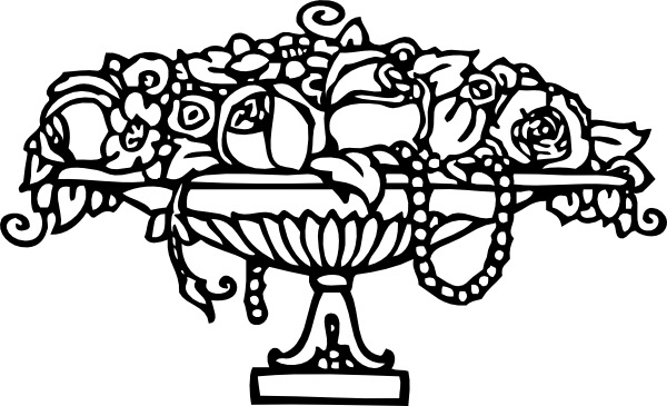Rose Ornament Free Vector Download 600x365 Rose Ornament Free Vector Download