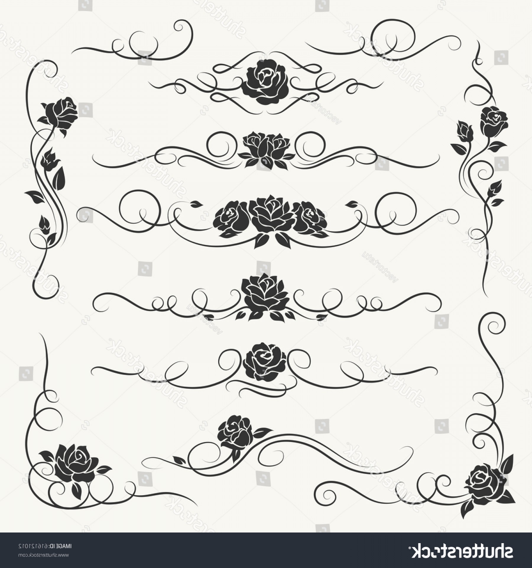 Flourish Roses Ornament Vector Illustration Ornamental Soidergi 1800x1920 Flourish Roses Ornament Vector Illustration Ornamental Soidergi