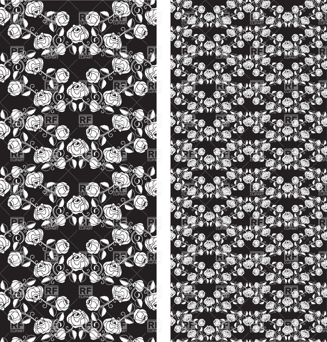 Black And White Rose Pattern Vector Image Of Backgrounds, Textures 1146x1200 Black And White Rose Pattern Vector Image Of Backgrounds, Textures